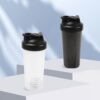 Shaker Bottle with Balls Leak Proof Drink Ideal for Workout Supplements,Protein Powder, BPA Free, Nutrition, Portable Fitness Enthusiasts Athletes，20oz，White