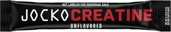 Jocko Fuel Creatine Stick Packs - Creatine Monohydrate Powder Travel Packs for Men & Women, Supplement for Athletic Performance & Muscle Health, 30 Servings 150g (Unflavored)