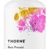 THORNE Basic Prenatal - Well-Researched Folate Multi for Pregnant and Nursing Women Includes 18 Vitamins and Minerals, Plus Choline - 90 Capsules - 30 Servings