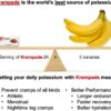 Electrolytes Powder Potassium Supplement - 2000 mg K+, >2X More Than Coconut Water | Cramp Relief and Prevention | Hydration Powder Packets