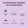 Lemme Debloat - Digestive & Gut Health Gummies with 2 Clinically Studied Probiotics & Prebiotic, Vegetarian, Gluten Free, Non GMO, BlackBerry Flavor (60 Count)