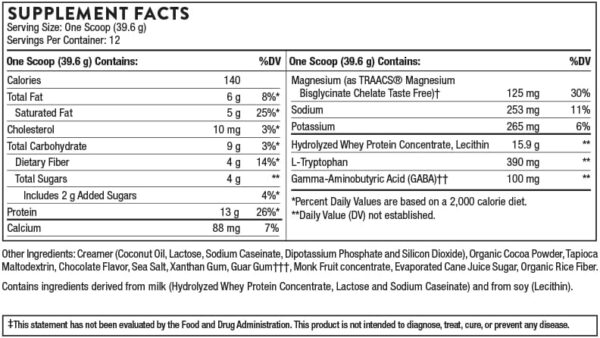 THORNE RecoveryPro - Whey Protein Muscle Recovery Supplement - Support Nutrition, Workout Performance & Sleep* - NSF Certified for Sport - 12 Servings - 16.7 Oz