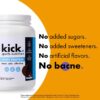 Kick Whey Protein Powder, Chocolate Flavor, 25 G Protein Gluten Free Workout Supplement with Amino Acids to Support Fitness Goals & Gut Health, No Added Sugar, No Artificial Flavor, 16 Servings