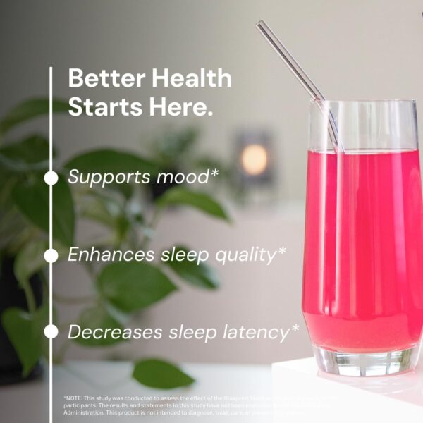 Blueprint Bryan Johnson Longevity Mix - Muscle Builder & Recovery Supplement - Promotes Focus and Balanced Mood - Creatine, L-Theanine- Vegan, Keto Friendly (30 Servings (Pack of 1), Blood Orange)