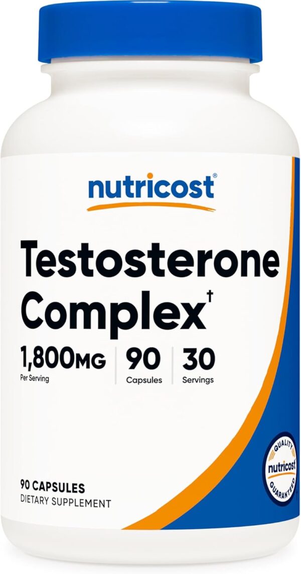 Nutricost Testosterone Support Complex (90 Capsules) -1800mg Per Serving