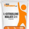 BulkSupplements.com L-Citrulline Malate 2:1 Powder - Nitric Oxide Boost, Citrulline Malate Supplement - Unflavored & Gluten Free - 3g per Servings, 1kg (2.2 lbs) (Pack of 1)