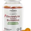 Electrolyte Gummies for Athletes - Orange Flavor, 60 Gummies for Electrolyte Replenishment, Enhanced Endurance & Musce Cramp Prevention, 2 Gummies per Serving
