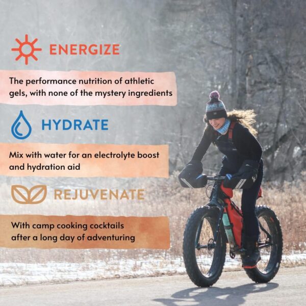 Embark Maple Syrup Energy Gel, 6-Pack of 3oz Resealable Pouches, Natural Sports Nutrition, Certified Organic, Vegan, Gluten Free, for Athletes, Adventurers & Foodies, Salted Maple