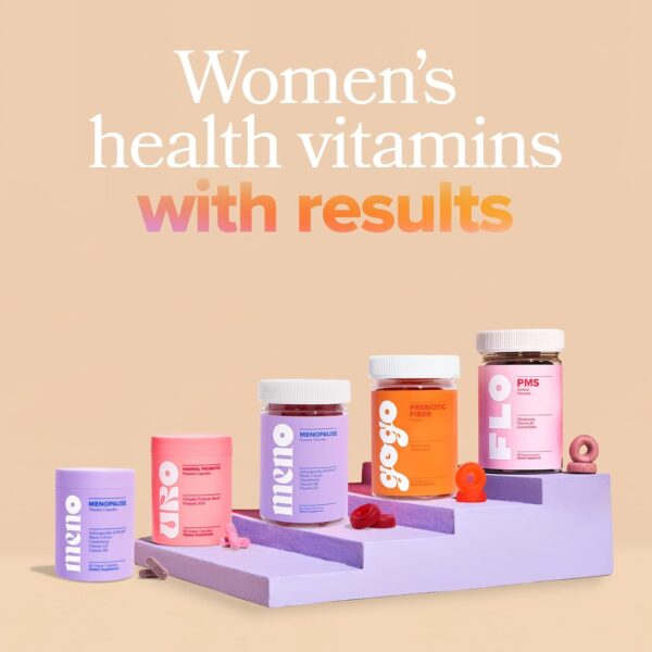 O Positiv MENO Vitamins for Menopause - Hormone-Free Menopause Supplement for Women - Black Cohosh & Ashwagandha KSM-66 - Helps Relieve Hot Flashes, Night Sweats, Mood Swings - 30 Servings (Pack of 1)