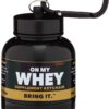 Protein Powder and Supplement Funnel Keychain, Portable to-Go Container for The Gym, Workouts, Fitness, and Travel - TSA Approved, Classic 5-Pack
