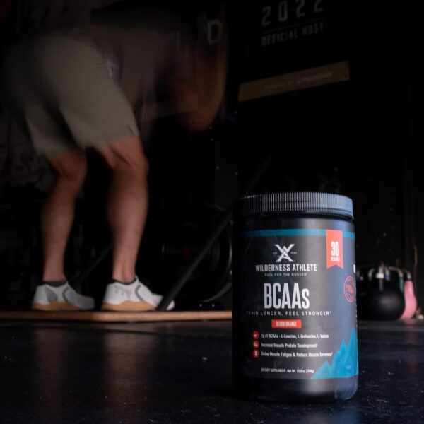 Wilderness Athlete - BCAAs - Branched Chain Amino Acids Powder - Essential Amino Acids Supplement for Men & Women - BCAA Supplement with Optimal Amino Acid Complex (Blood Orange)