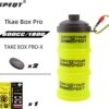 Protein Powder Stackable Container To Go,with Top Cap Funnel for Water Bottle,Twist Lock Portable Supplement Organize Storage Dispenser for Pre/Post Workout,Fitness,Travel,Gym