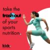 Kick Whey Protein Powder, Chocolate Flavor, 25 G Protein Gluten Free Workout Supplement with Amino Acids to Support Fitness Goals & Gut Health, No Added Sugar, No Artificial Flavor, 16 Servings
