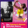 Juicy Splash 30 Packs Sugar Free Electrolytes Powder w/Natural Flavor, Liquid Daily IV Recharge+Tech. Mix 5 Electrolyte for Balance, Raw Seasalt Hydration Packets for GF, Vegan, Non-GMO, Keto