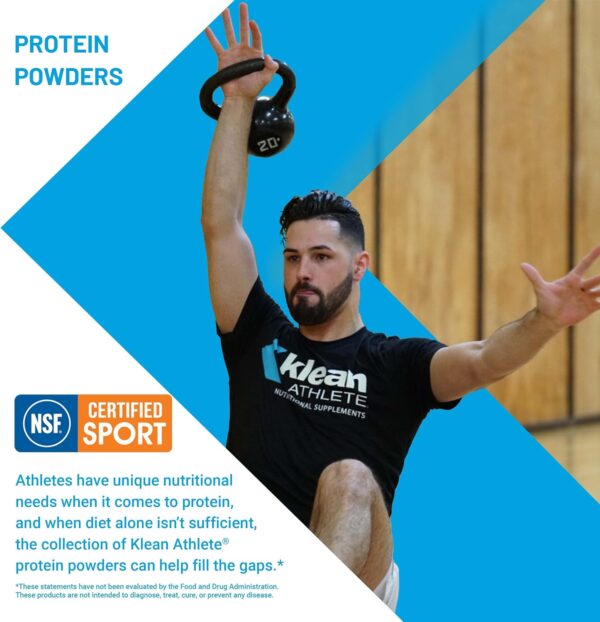 Klean ATHLETE | Klean Casein Protein | Designed to Help with Recovery and Reduce Muscle Breakdown.* | NSF Certified for Sport | 23.2 Ounces | Natural Chocolate Flavor