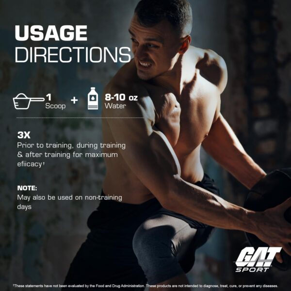 GAT SPORT Flexx EAAs + Hydration, Advanced Essential Amino Acids, 30 Servings (Fruit Punch)