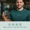 Organic Fadogia Agrestis 600mg for Natural Test Support (2X More Pure - 3X More Absorbent) Athlete Approved - Supports Muscle Growth & Recovery, Healthy Energy Levels, Drive, Stamina & Mood - 60ct