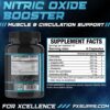 FX SUPPS Nitric Oxide Booster | Bodybuilding Pre Workout Pills for Men and Women (2 Pack of 240 Capsules) Boost Energy Pump & Vascularity | Muscle Builder Supplement with Arginine, Best for Athletes