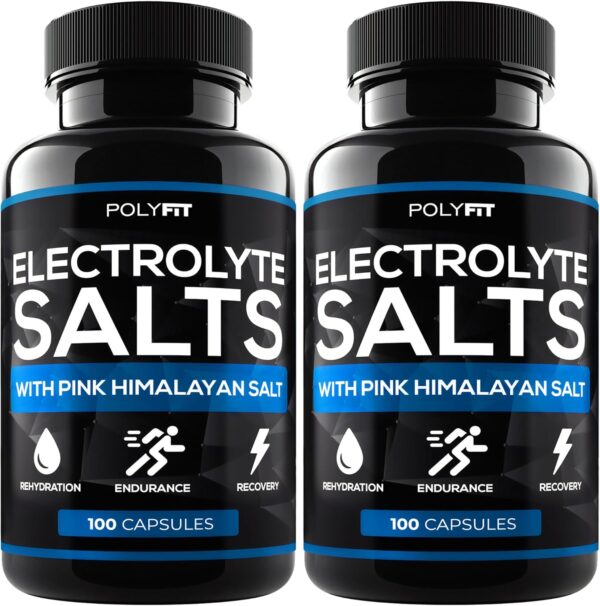 (2 Pack | 200 Salt Pills) Salt Tablets Electrolyte for Runners - NSF Certified - Electrolytes Replacement for Rapid Hydration, Recovery, and Endurance