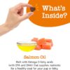 Zesty Paws Wild Alaskan Omega-3 Blend Pollock + Salmon Oil for Dogs and Cats- Skin and Coat Support, Omega 3 Supplement for Pets, 32oz