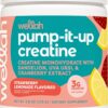 Pump-It-Up Creatine (50 Servings, Strawberry Lemonade) - Creatine Monohydrate with Dandelion, Uva Ursi, & Cranberry Extract