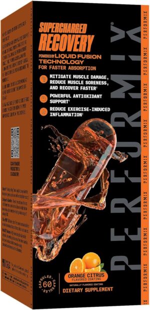 PERFORMIX Supercharged Recovery - Enhance Athletic Recovery, Reduce DOMS (60 Capsules)