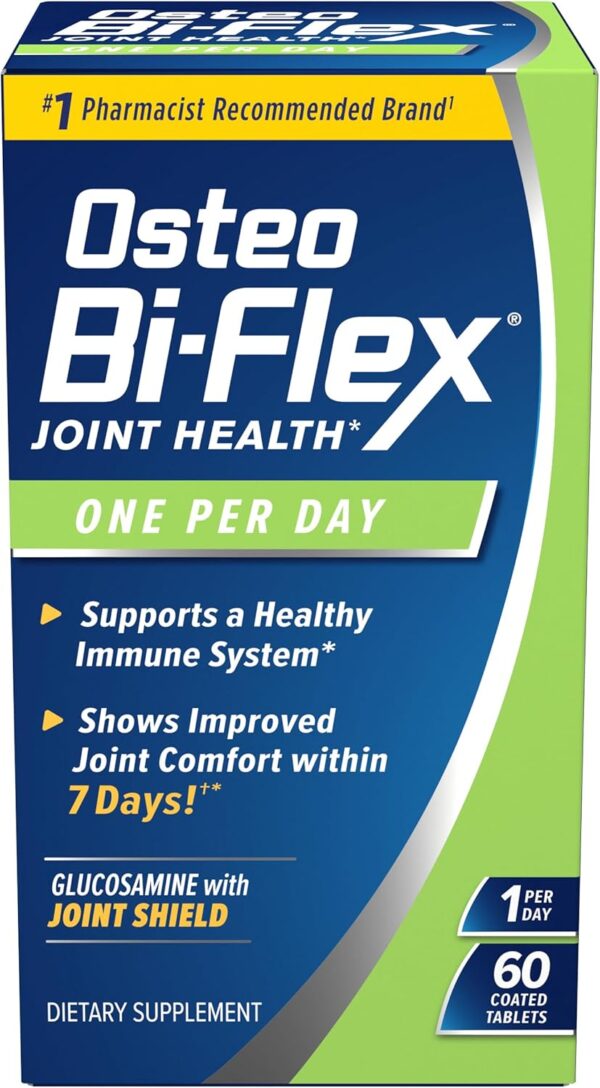 Osteo Bi-Flex One Per Day, Glucosamine Joint Health Supplement with Vitamin D, Coated Tablets, 60 Count