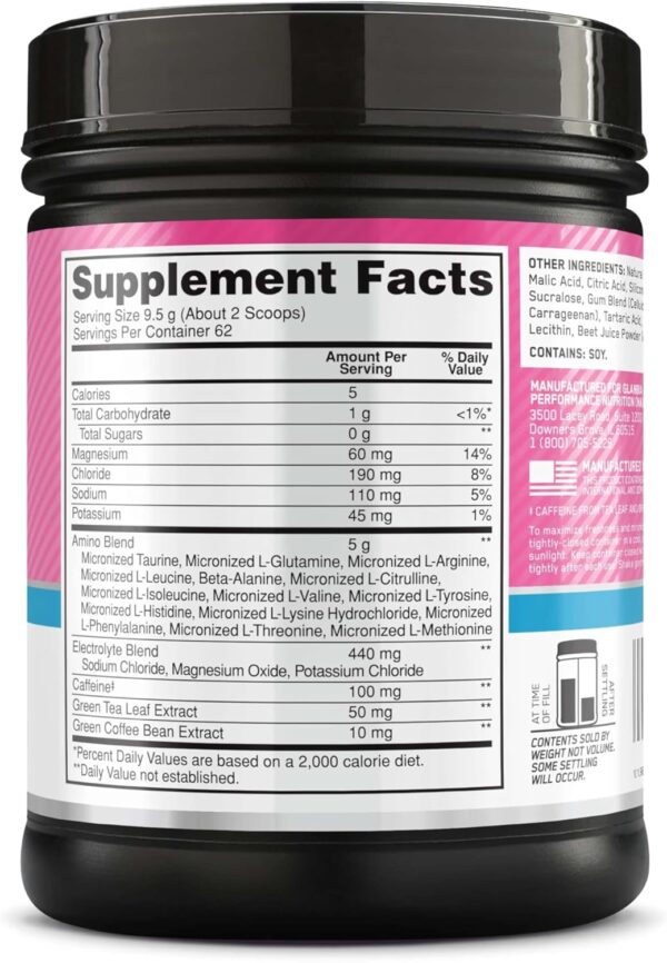 Optimum Nutrition Amino Energy + Hydration, Watermelon Splash, 62 Servings