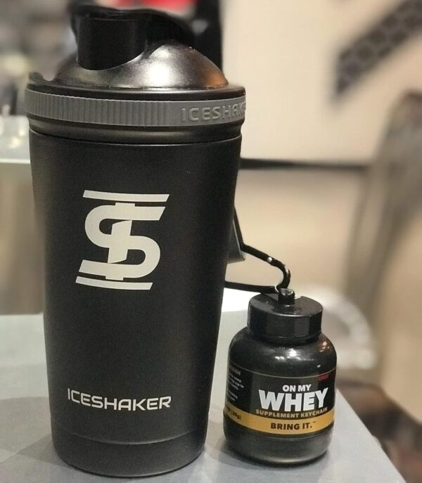 Protein Powder and Supplement Funnel Keychain, Portable to-Go Container for The Gym, Workouts, Fitness, and Travel - TSA Approved, Classic 5-Pack