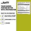 JYM Hydration Lemon Lime Powder, Performance Electrolytes, Potassium, Sodium, Magnesium, for Men & Women, Theanine, Ashwaghanda, Theanine, 40 Servings
