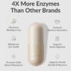 BIOptimizers MassZymes Digestive Enzymes Supplement – Max Nutrient Absorption, Boost Energy, Reduce Bloating – Health Vegan Dairy-Free – Muscle Recovery, Gut Health & Clarity - 100,000 Units 30 Caps
