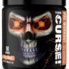 JNX SPORTS The Curse! Pre Workout Powder for Men & Women, Caffeine, Beta-Alanine, Creatine, L-Citrulline, 50 Servings, Peach Mango Flavor – Boost Energy, Strength & Focus