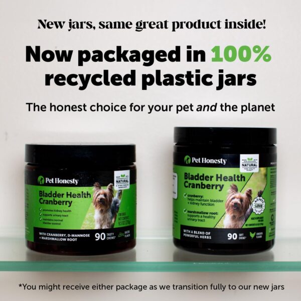 Cranberry Bladder Health for Dogs – Contains Active Ingredients - Cranberry & D-Mannose to Help Support Dog Urinary Tract Health, Dog Bladder Support, & Kidney Support for Dogs (Bacon)
