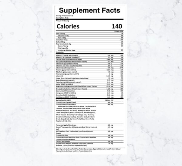 Thread Performance Daily Fuel - Chocolate Brownie | All-in-One Sports Nutrition for Young Athletes | 21g Protein, 60+ Organic Superfoods, Vitamins & Minerals | 30 Servings