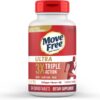 Move Free Ultra Triple Action Joint Support Supplement - Type II Collagen Boron & Hyaluronic Acid - Supports Joint Comfort, Cartiliage & Bones in 1 Tiny Pill Per Day, 64 Tablets (64 servings)