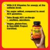 Bragg Energy Apple Cider Vinegar Capsules with B-12 Vitamins - 90 Capsules - Weight Management - Non-GMO, Vegan, Gluten Free, No Sugar - Helps Generate Energy at Cellular Level for Men and Women