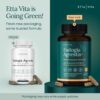 Organic Fadogia Agrestis 600mg for Natural Test Support (2X More Pure - 3X More Absorbent) Athlete Approved - Supports Muscle Growth & Recovery, Healthy Energy Levels, Drive, Stamina & Mood - 60ct