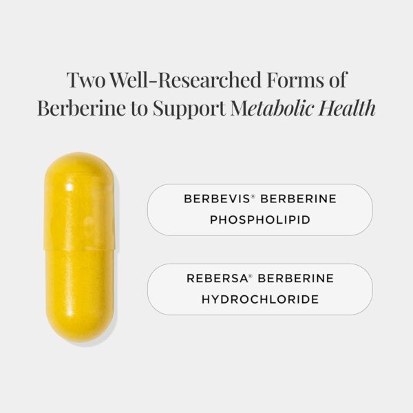 JSHealth Vitamins Berberine+ Formula — Berberine Supplement for Metabolic Health — Vegan, Gluten-Free & Non-GMO. (60 Tablets)
