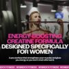 Creatine for Women Athletes, Burn Fat, Pre-Workout, Fitness, Instant Energy, Muscle Tone, Aerobics, Endurance, Cycling, Running & Stamina. Muscle Without Bulk, Amino Acids, Vitamins. Cherry