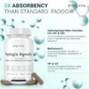 Organic Fadogia Agrestis 600mg for Natural Test Support (2X More Pure - 3X More Absorbent) Athlete Approved - Supports Muscle Growth & Recovery, Healthy Energy Levels, Drive, Stamina & Mood - 60ct
