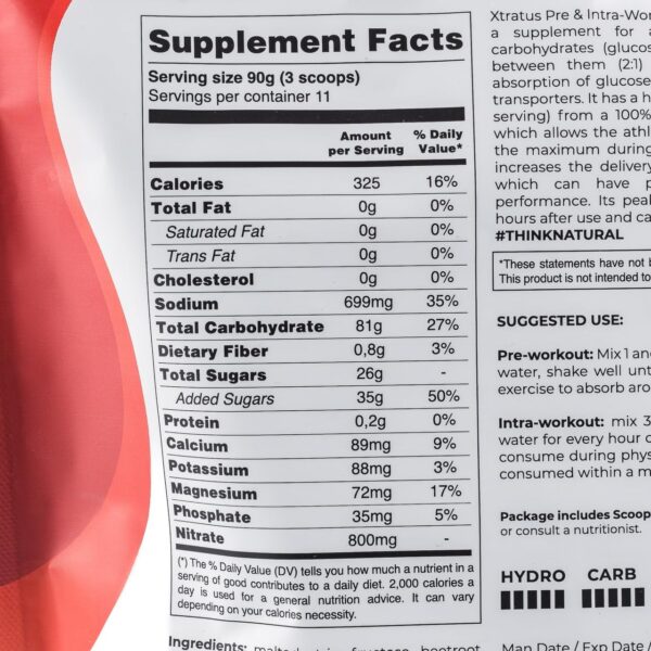 Beetroot (Nitrate) Lime and Ginger - Superfuel Sports Drink Powder with carbohydrates and Minerals. Natural Source of Nitrate. Nitric Oxide. Pre and Intra Training. 35,27Oz.