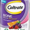 Caltrate Chewables 600 +D3 Plus Minerals Calcium and Vitamin D, Sugar Free, Cherry, Orange and Fruit Punch, 155 count