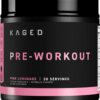 Kaged Original Pre Workout Powder Pink Lemonade Pre-Kaged Formulated with Creatine, Beta Alanine, Pure Caffeine 20 Servings