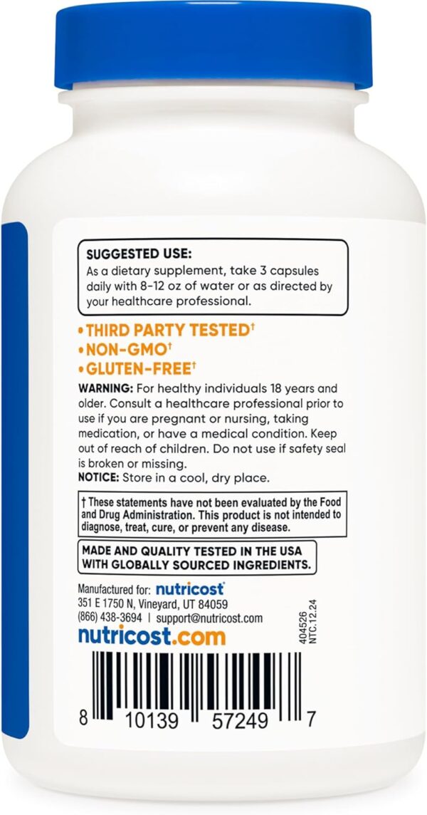Nutricost Testosterone Support Complex (90 Capsules) -1800mg Per Serving