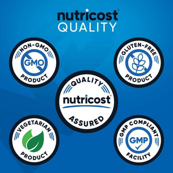 Nutricost EAA Powder 30 Servings (Peach Mango) - Essential Amino Acids - Non-GMO, Gluten Free, Vegetarian Friendly