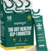 Supergut Gut Healthy GLP-1 Booster - High Fiber GLP-1 Supplement Powder for Women & Men - Sugar-Free Drink Mix for Gut Health (15 Servings)