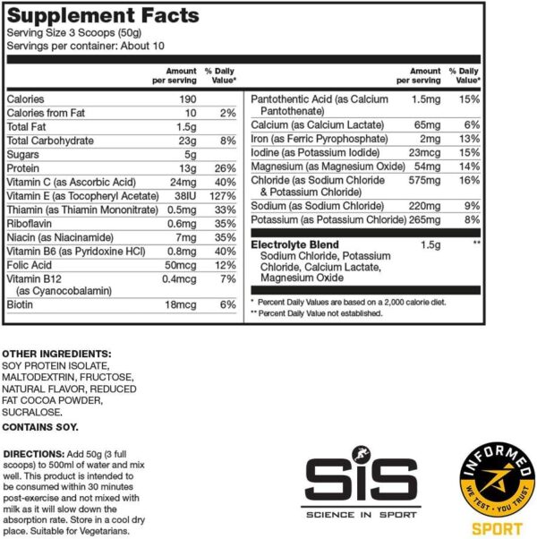 Science in Sport Rego Rapid Recovery Protein Shake Powder