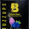 BuzzUps Caffeine Gummies – 100mg Caffeine per Gummy, Buzzin Berry Twist Flavor, 1000mg Total per Pack, Energy Supplement for Running, Cycling, Gaming, Endurance Sports (40 Gummies, 4-Pack)