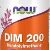 NOW Foods Supplements, DIM 200 (Diindolylmethane) with Calcium D-Glucarate, 90 Veg Capsules