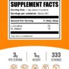 BulkSupplements.com L-Citrulline Malate 2:1 Powder - Nitric Oxide Boost, Citrulline Malate Supplement - Unflavored & Gluten Free - 3g per Servings, 1kg (2.2 lbs) (Pack of 1)